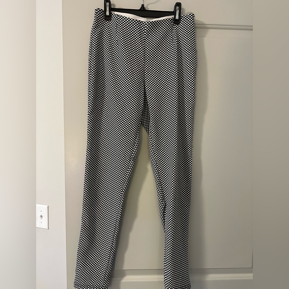 Polka-dotted work pants